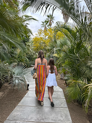 family time in Los Cabos, Mexico